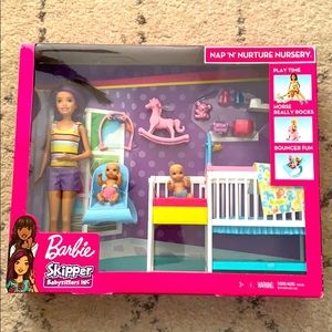 Barbie Skipper Babysitters Inc. NIB Nap Nursery